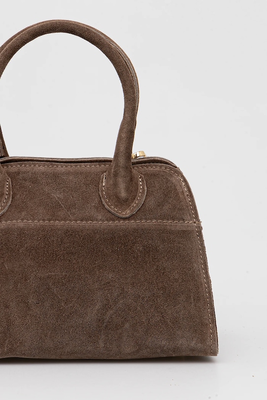 Akcesoria Answear.LAB torebka zamszowa 1080.ios brązowy