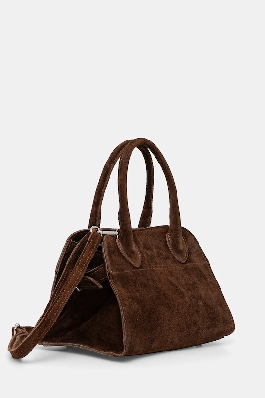 Torba od brušene kože Answear.LAB 1080.ios smeđa WW25