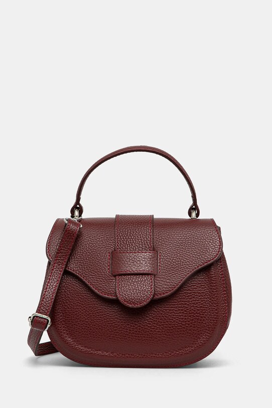 Answear.LAB torebka skórzana skóra licowa czerwony 895.ios