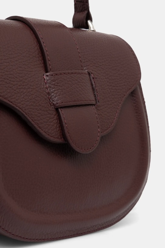 Answear.LAB torebka skórzana bordowy 895.ios