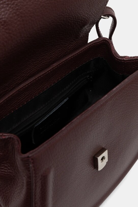 Answear.LAB torebka skórzana 895.ios bordowy