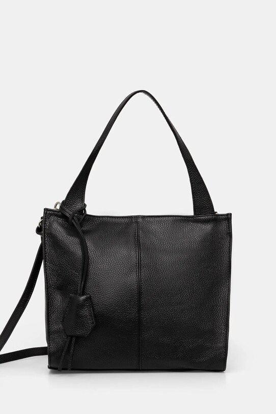 Answear Lab poseta de piele uni negru 814.ios