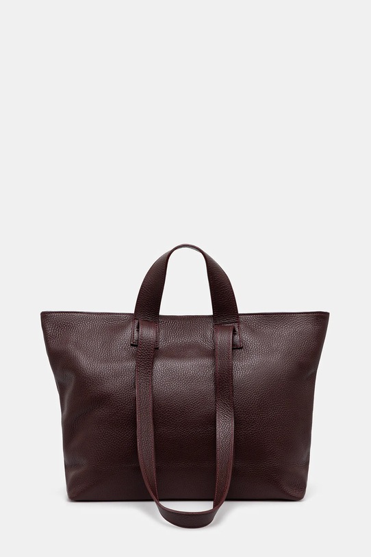 Шкіряна сумочка Answear Lab лицьова шкіра бордо 1068.ios