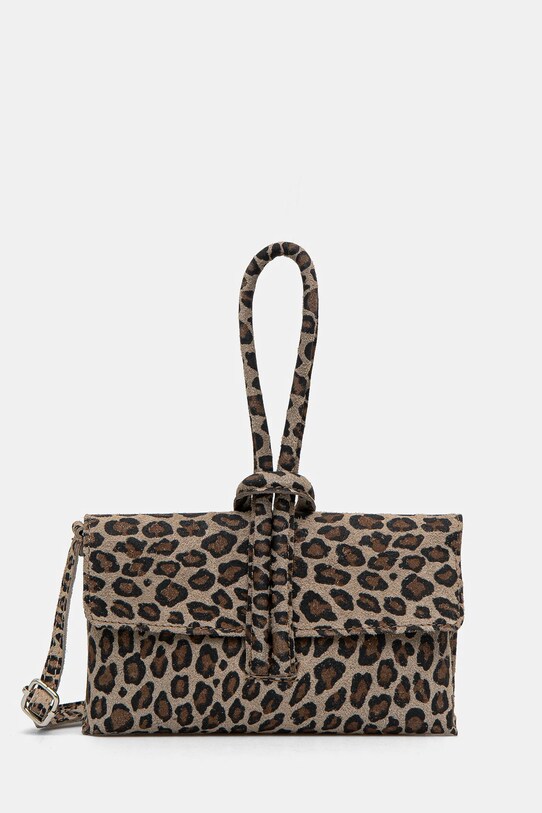 Answear.LAB torebka zamszowa nie mieści A4 beżowy 1071.HWK