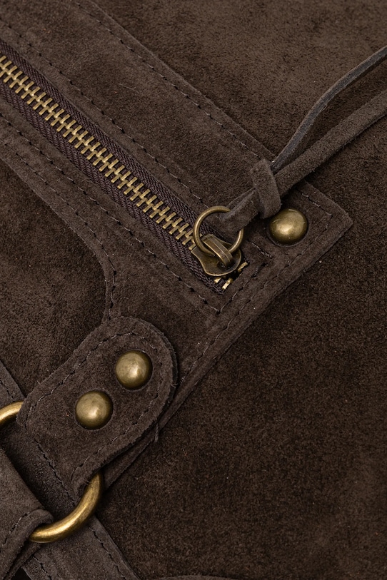 Semišová kabelka Answear.LAB hnedá 0427A.fos