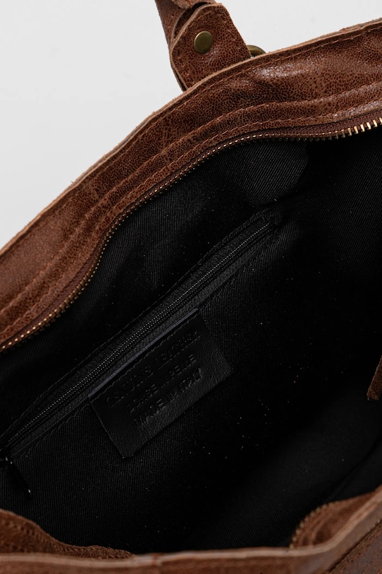 Answear.LAB torebka skórzana brązowy 0427.fos