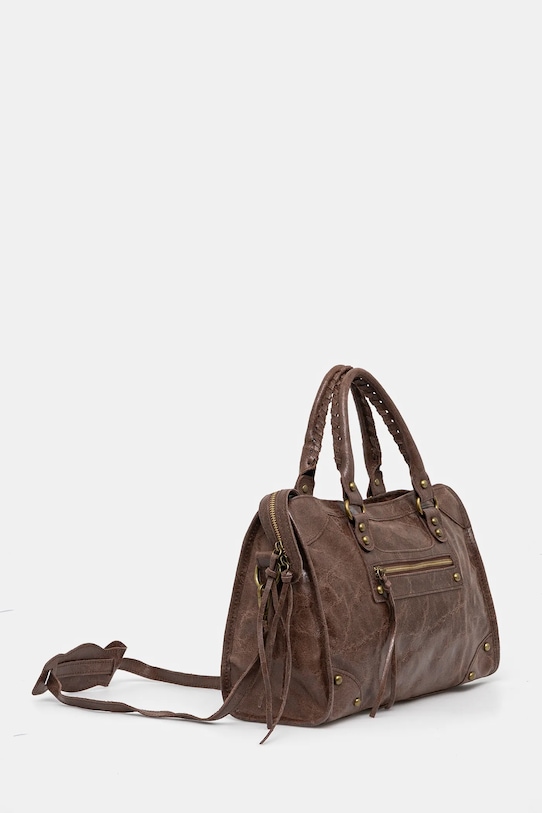 Αξεσουάρ Δερμάτινη τσάντα Answear.LAB 0427.fos καφέ