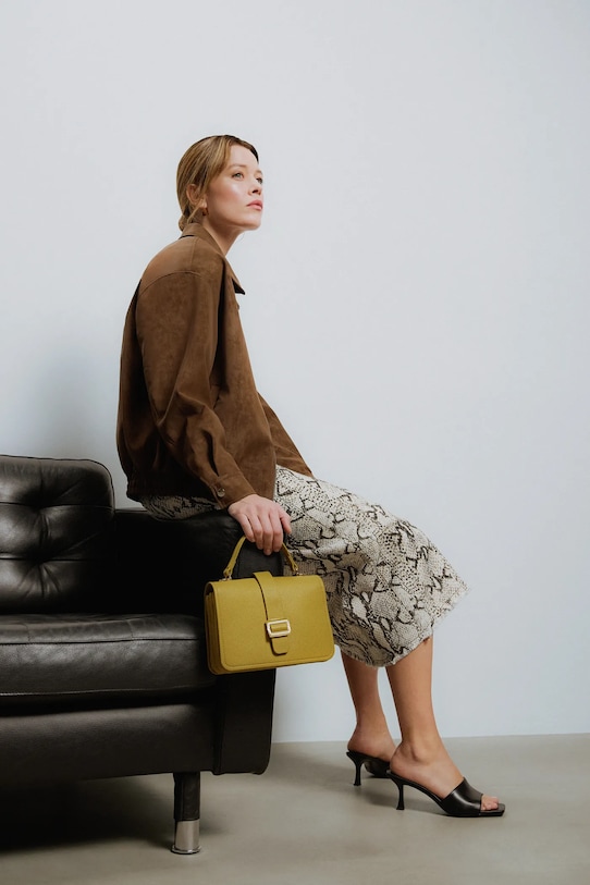 Answear.LAB torebka nie mieści A4 zielony 518.fms