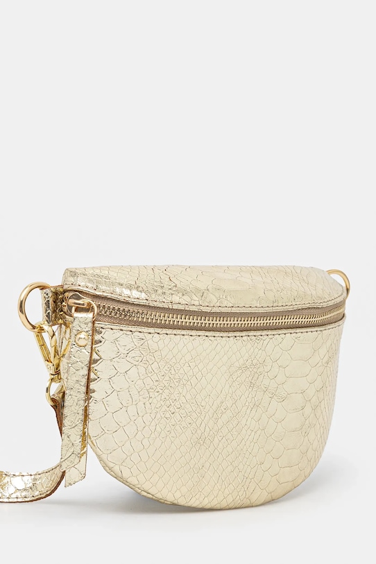 Kožená ledvinka Answear.LAB 565.hms zlatá WW25