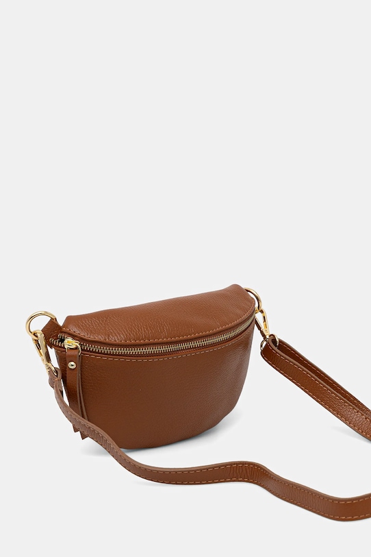 Answear Lab borseta de piele 565.hms maro WW25