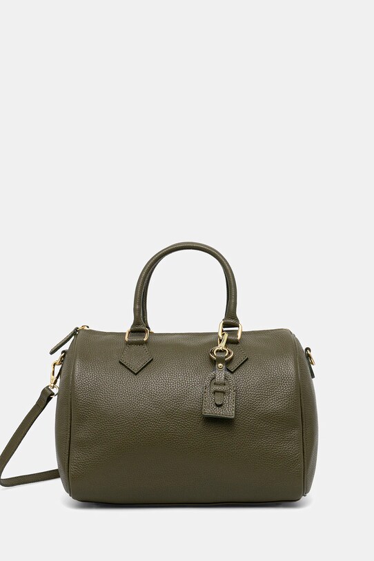 Answear Lab poseta de piele uni verde 840.ilk