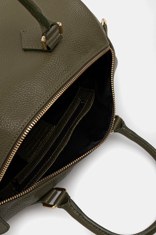 Usnjena torbica Answear.LAB 840.ilk zelena