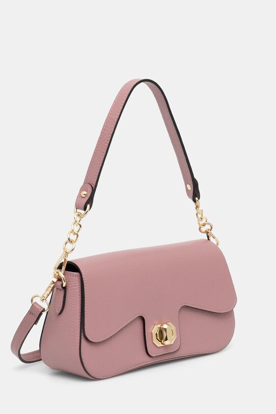Answear.LAB torebka skórzana 896.ilk różowy WW25