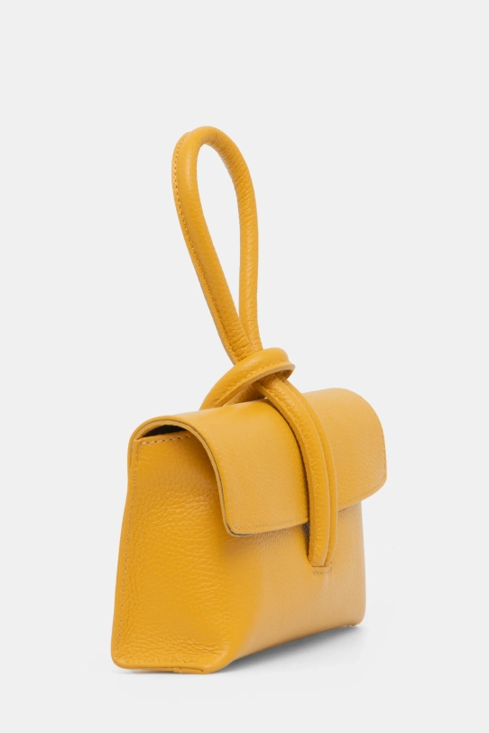 Kožená kabelka Answear.LAB 882.ilk žlutá WW25