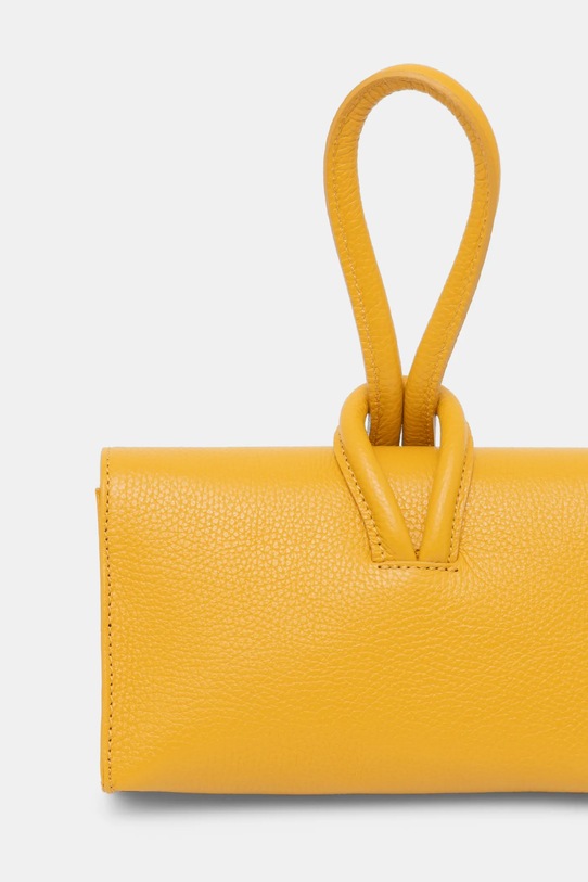 Doplňky Kožená kabelka Answear.LAB 882.ilk žlutá