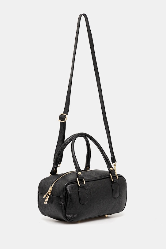 Kožená kabelka Answear.LAB M075.hlk čierna WW25