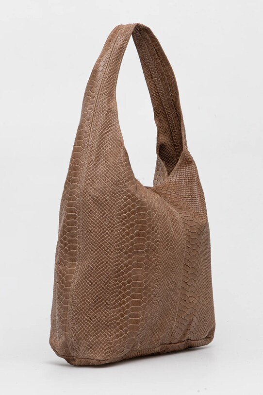 Kožna torba Answear.LAB 1010.tod.HWK smeđa WW25