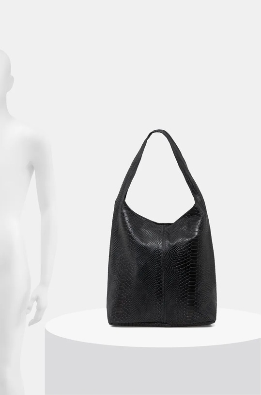 Usnjena torbica Answear.LAB 1010.tod.HWK črna