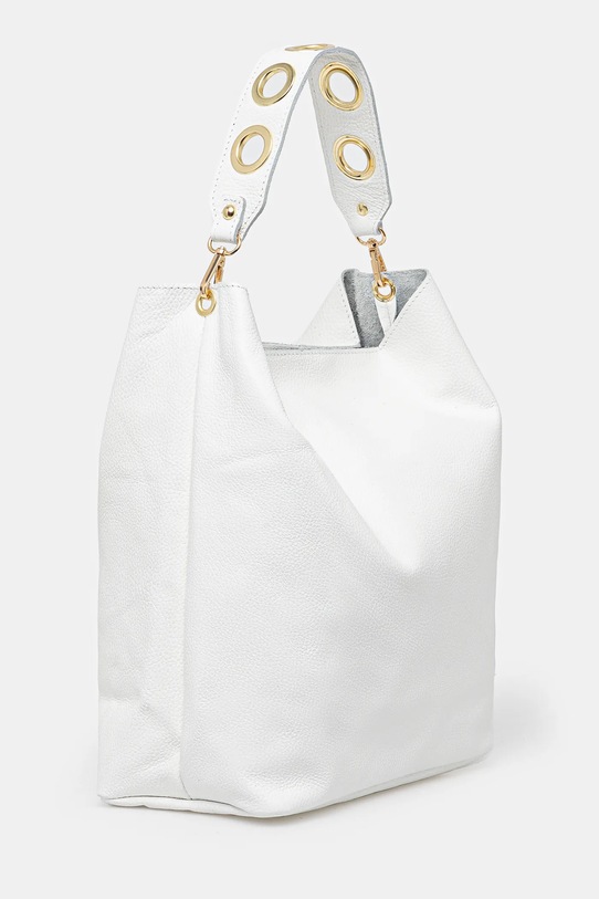 Δερμάτινη τσάντα Answear.LAB 1179.HWK λευκό WW25