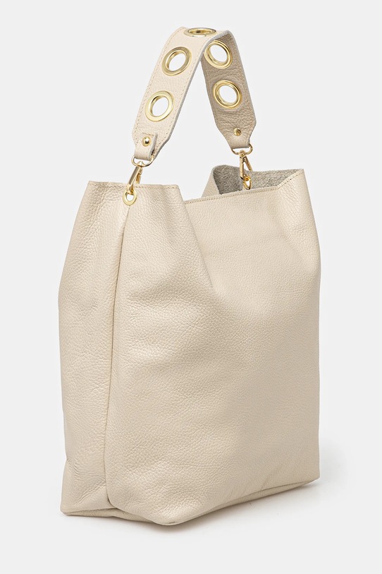 Answear.LAB torebka skórzana 1179.HWK beżowy WW25