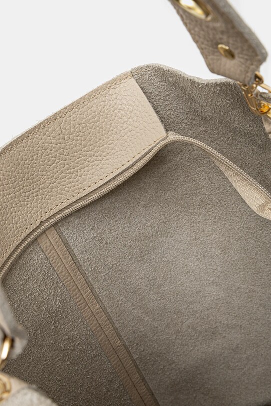 Answear.LAB torebka skórzana 1179.HWK beżowy