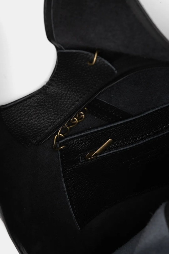 Answear.LAB torebka skórzana 766.HWK czarny