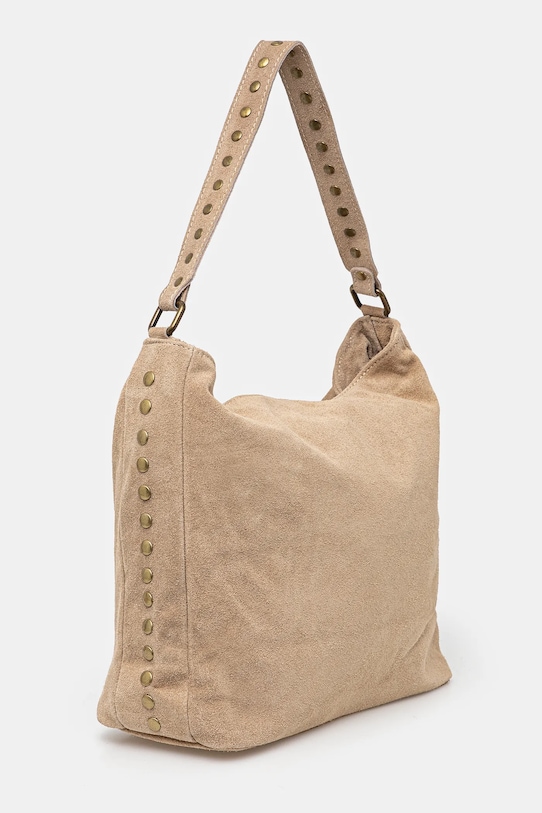 Answear.LAB torebka zamszowa 1014.HWK beżowy WW25