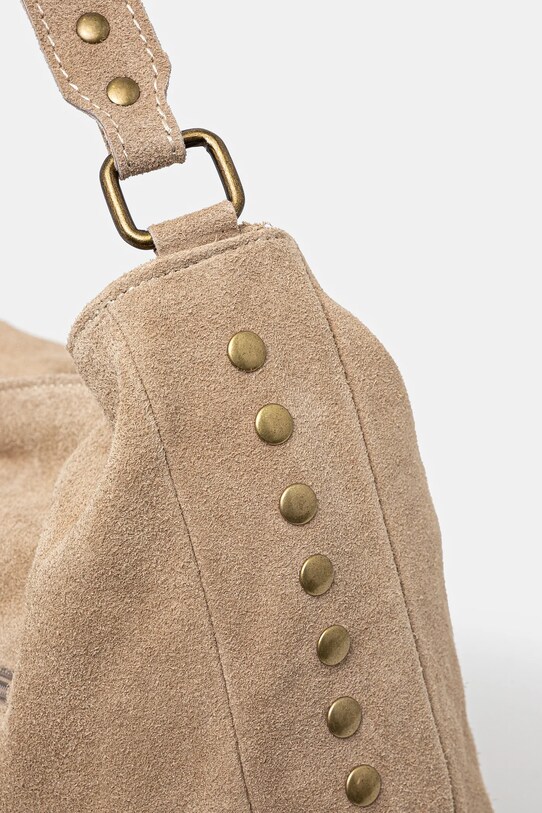 Answear.LAB torebka zamszowa beżowy 1014.HWK