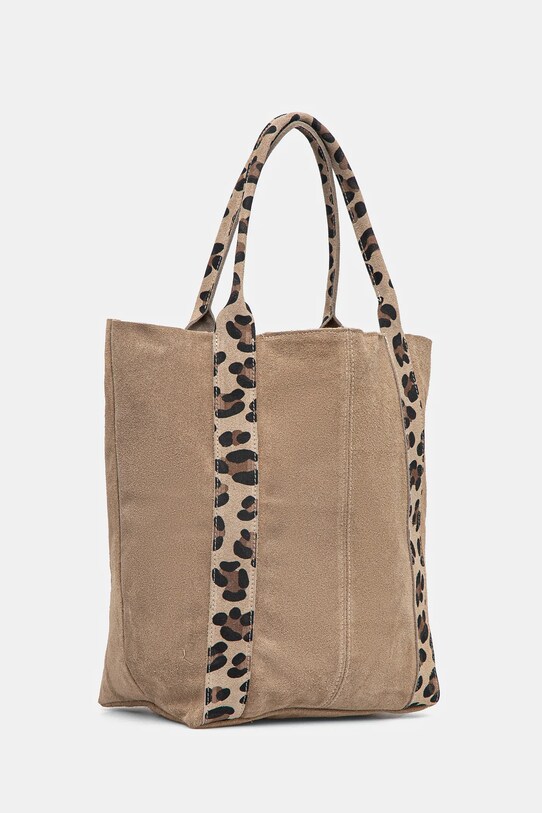 Answear.LAB torebka zamszowa 869.HWK beżowy WW25