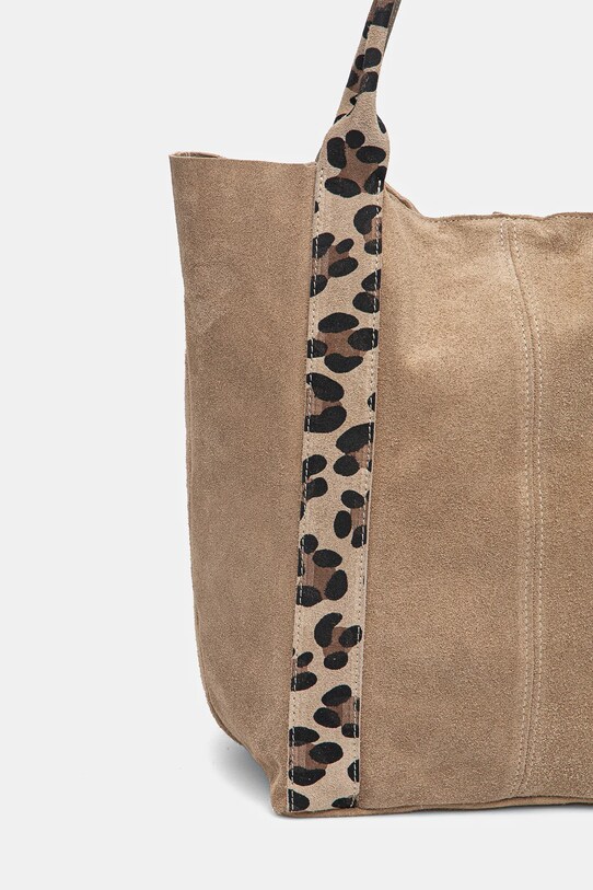 Akcesoria Answear.LAB torebka zamszowa 869.HWK beżowy