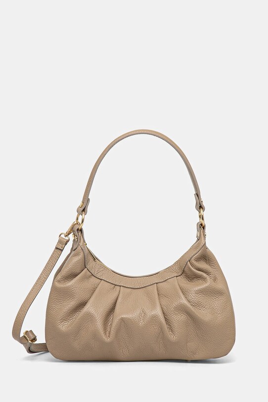 Answear Lab borsa a mano in pelle pelle fiore beige 1131.HWK