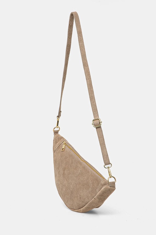 Answear Lab geanta de mana din piele intoarsa 1082.HWK bej WW25