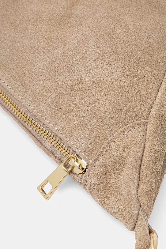 Answear Lab geanta de mana din piele intoarsa bej 1082.HWK