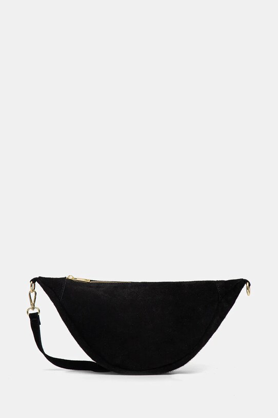 Answear Lab borsa in pelle scamosciata pelle scamosciata nero 1082.HWK