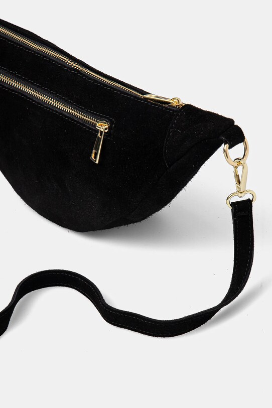 Accessori Answear Lab borsa in pelle scamosciata 1082.HWK nero