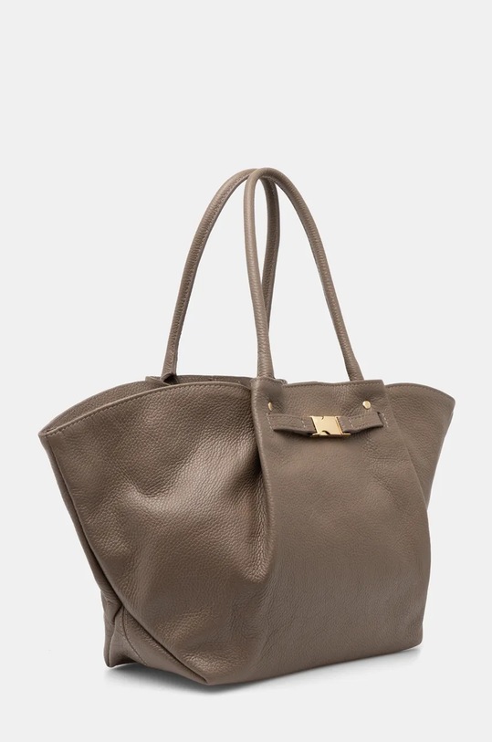 Δερμάτινη τσάντα Answear.LAB VE1 μπεζ WW25