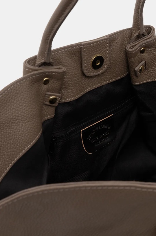 Δερμάτινη τσάντα Answear.LAB VE1 μπεζ