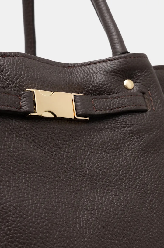 Δερμάτινη τσάντα Answear.LAB καφέ VE1