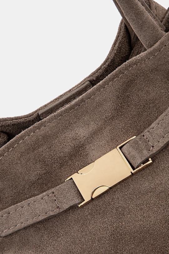 Torba od brušene kože Answear.LAB bež VE2