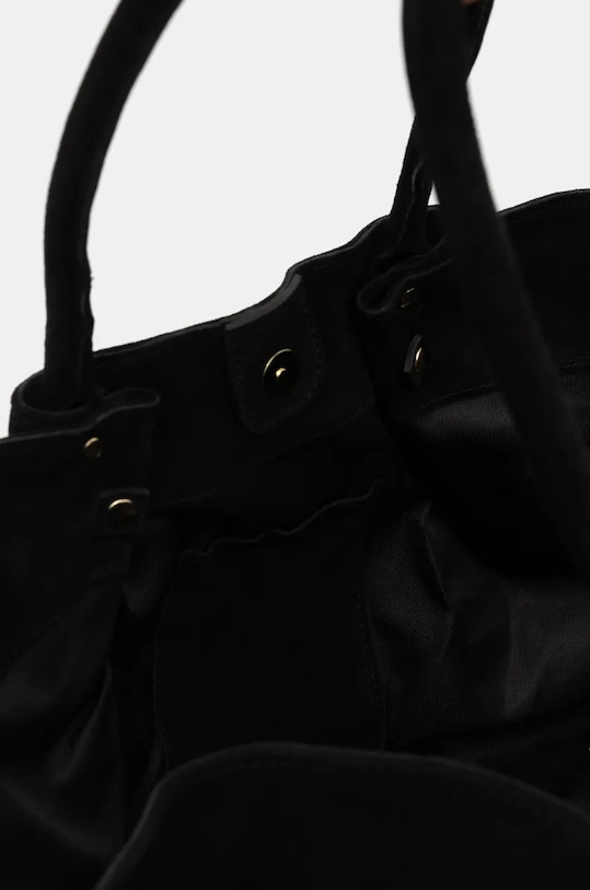 Τσάντα σουέτ Answear.LAB VE2 μαύρο