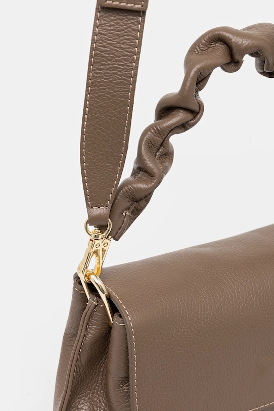 Answear.LAB torebka skórzana beżowy VE4