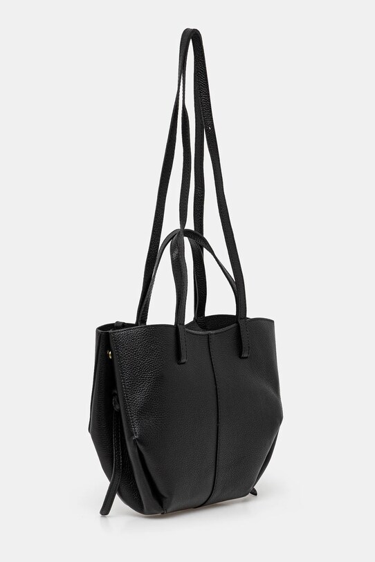 Шкіряна сумочка Answear.LAB VE6 чорний WW25