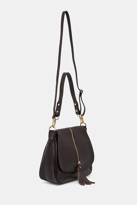 Answear.LAB torebka skórzana VE8 brązowy WW25