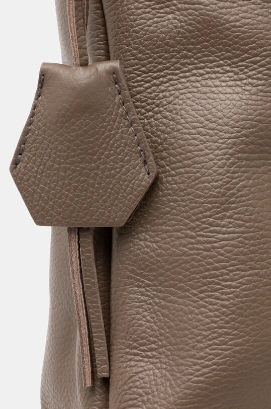 Answear.LAB torebka skórzana beżowy VE9