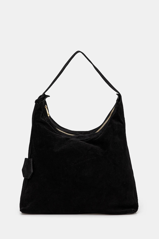 Answear.LAB borsa in pelle scamosciata pelle scamosciata nero VE10