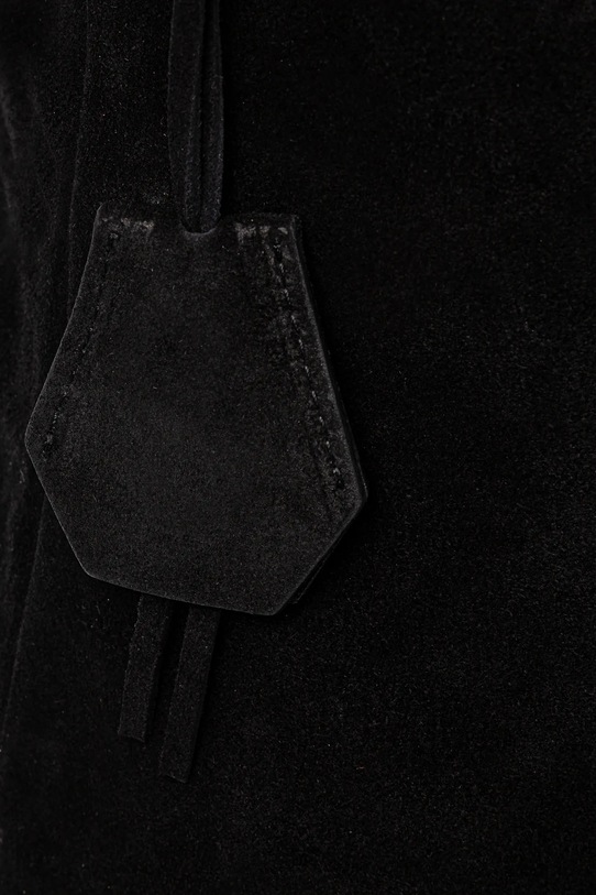 Answear.LAB borsa in pelle scamosciata nero VE10