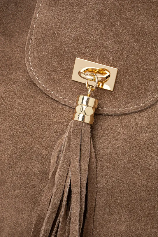 Semišová kabelka Answear.LAB béžová VE11