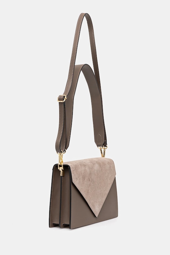 Answear Lab poseta de piele VE12 bej WW25