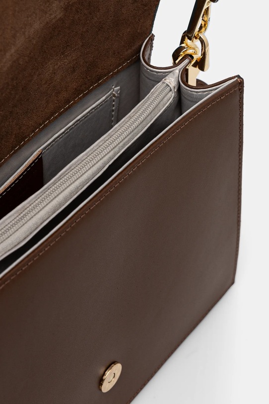 Kožená kabelka Answear.LAB VE12 hnědá