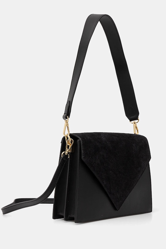 Answear.LAB torebka skórzana VE12 czarny WW25